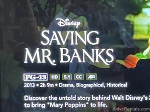 Picture from Disney+ of Savings Mr. Banks