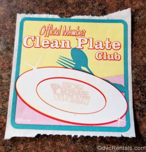 Sticker for the Clean Plate Club