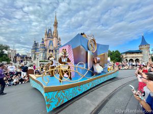 Disney Characters in their 50th anniversary celebration outfits
