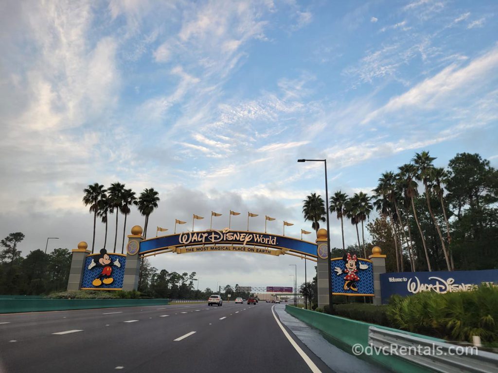 Sign for Walt Disney World