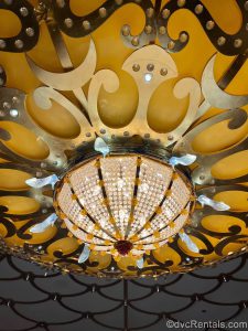 Chandelier from the Royal Palace on the Disney Dream