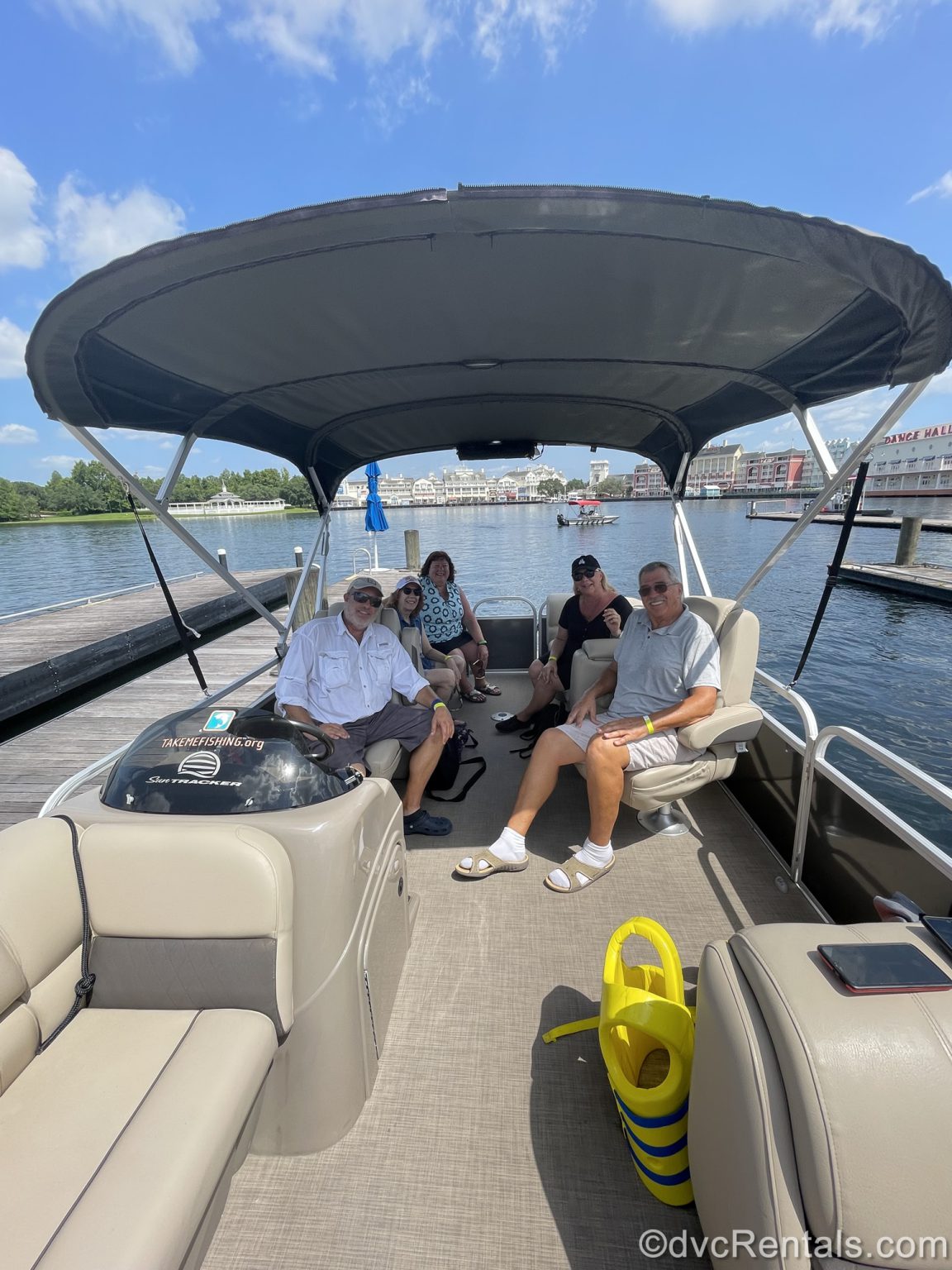 Renting a Pontoon Boat at Walt Disney World