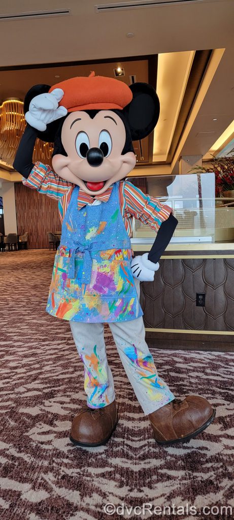 Mickey Mouse at Topolino’s Terrace