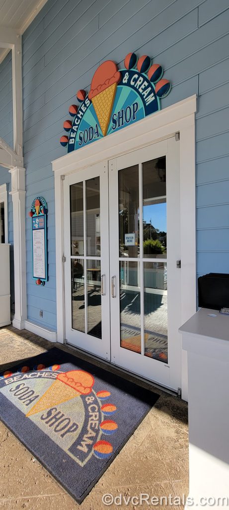 Entrance to Beaches & Cream Soda Shop