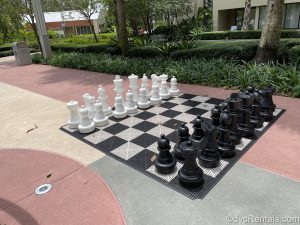 Giant Chess set at Disney’s Bay Lake Tower