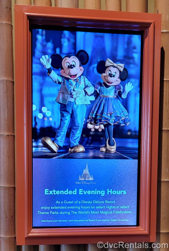 Sign for Extended Evening Hours