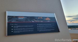 maps for landmarks that can be seen from the Top of the World Lounge’s outdoor viewing area