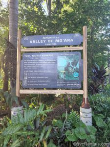 sign for the Valley of Mo’ara in Pandora at Disney’s Animal Kingdom