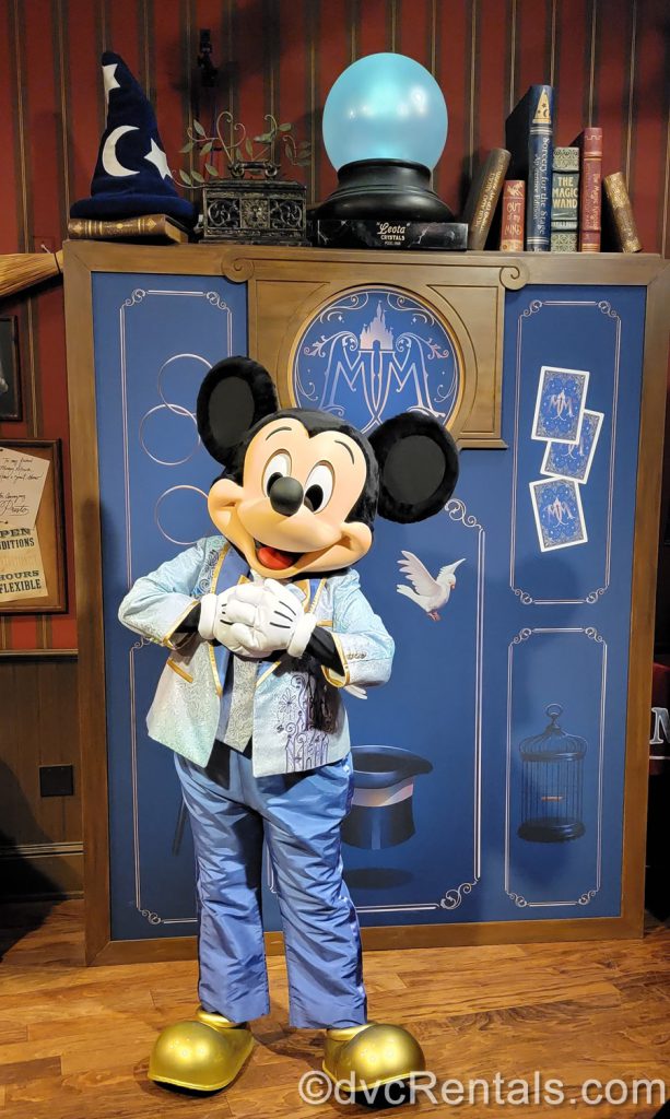 Mickey Mouse at the Town Square Theatre at the Magic Kingdom