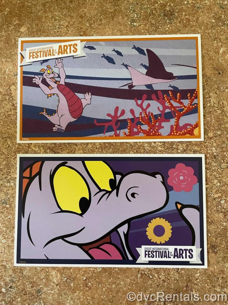 Figment featured in promotional material for EPCOT’s International Festival of the Arts.