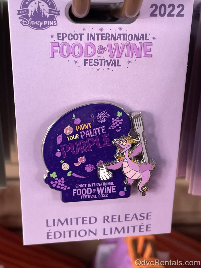 Figment merchandise at EPCOT’s International Food & Wine Festival.