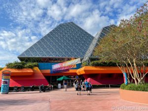 The building that houses “Journey Into Imagination With Figment” at EPCOT.