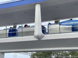The PeopleMover at the Magic Kingdom