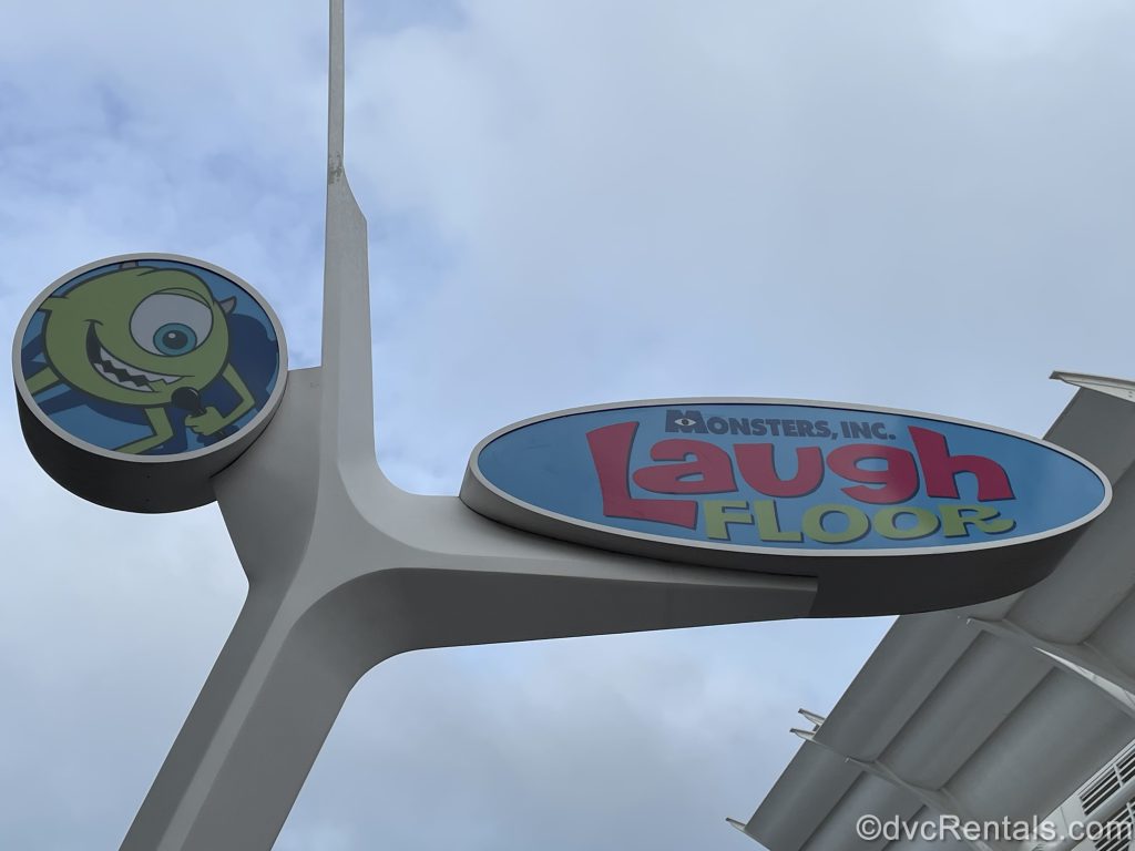 Sign for the Monsters Inc Laugh Floor