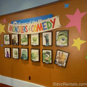 Monsters of Comedy Wall from the Monsters Inc Laugh Floor