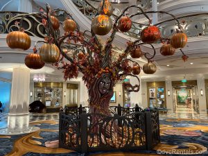 A photo of the Pumpkin Tree in the Grand Hall