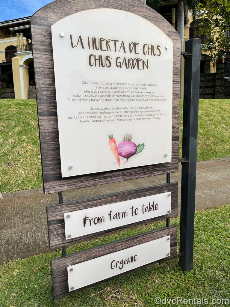Sign about Hotel Garden and Gardener