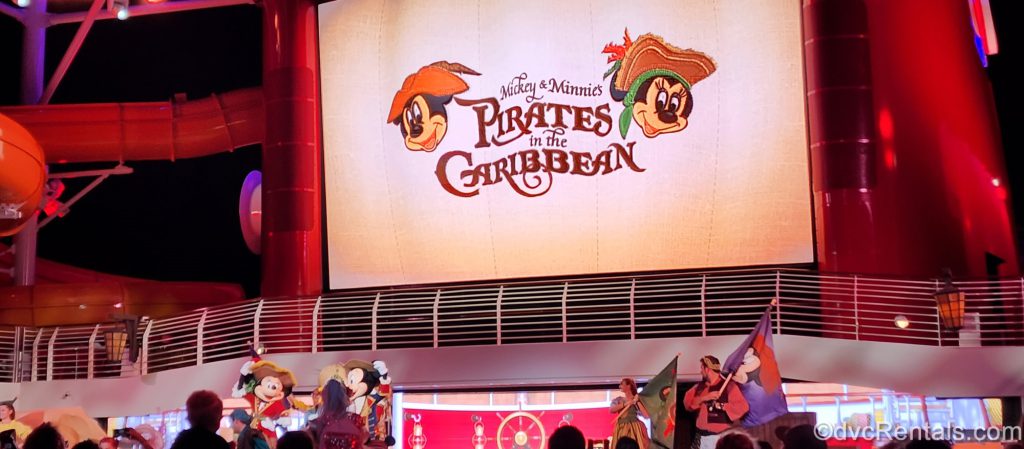Sign for Mickey and Minnie's Pirates of the Caribbean