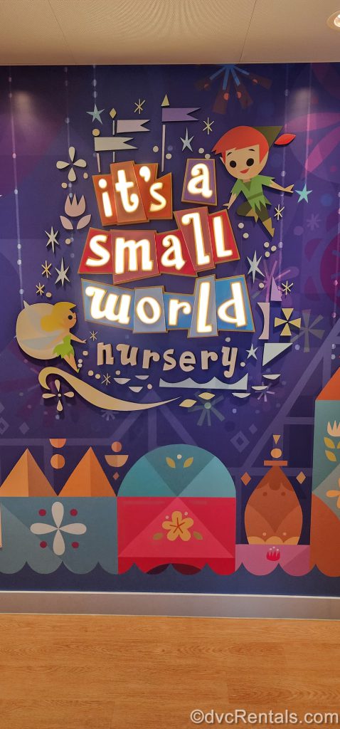 "it's a small world" Nursery Room Sign