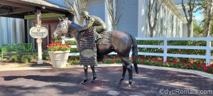 Horse Statue at Saratoga Springs