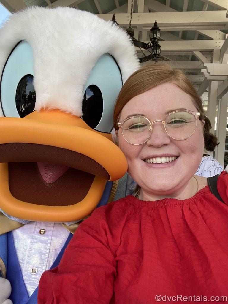 Meagan and Donald Duck