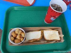 Grilled Cheese and Tater Tots from Woody's Lunch Box
