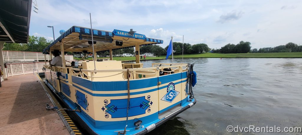Water Taxi at Disney’s Saratoga Springs Resort and Spa