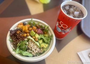 Salad Bowl and Soft Drink
