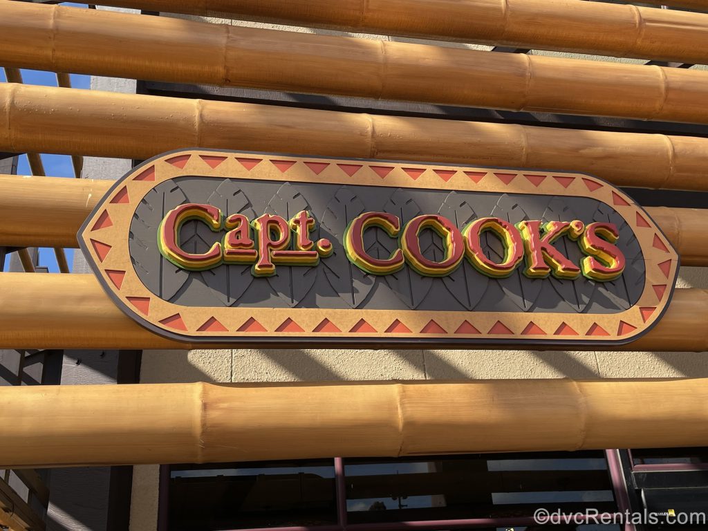 Capt. Cook's Sign