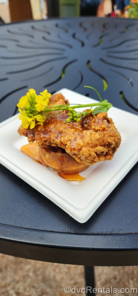 Chicken and Waffles from the Flower and Garden Festival