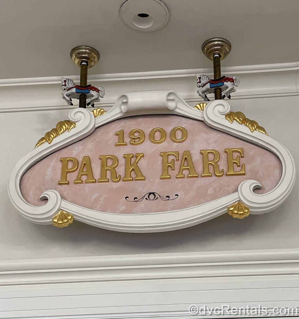 1900 Park Fare Sign