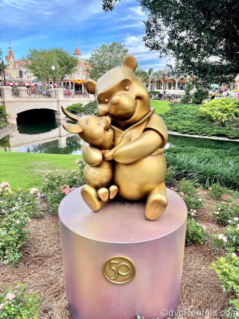 Winnie the Pooh and Piglet 50th Anniversary Statue