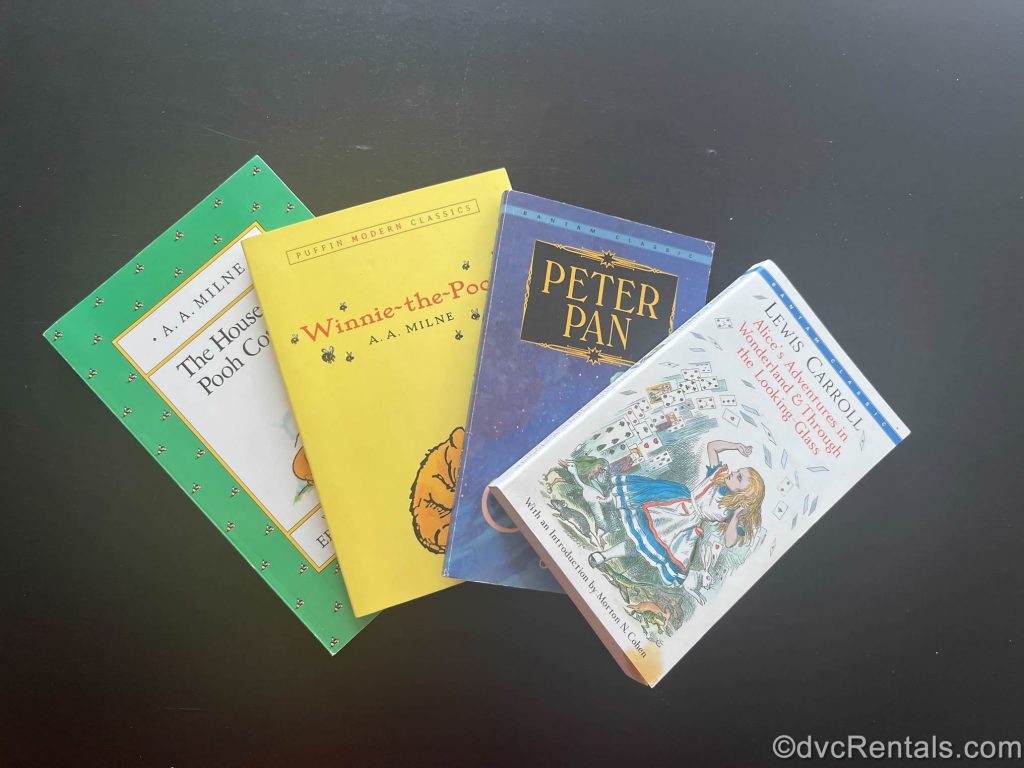 Peter Pan, Alice in Wonderland, and Winnie the Pooh Novels