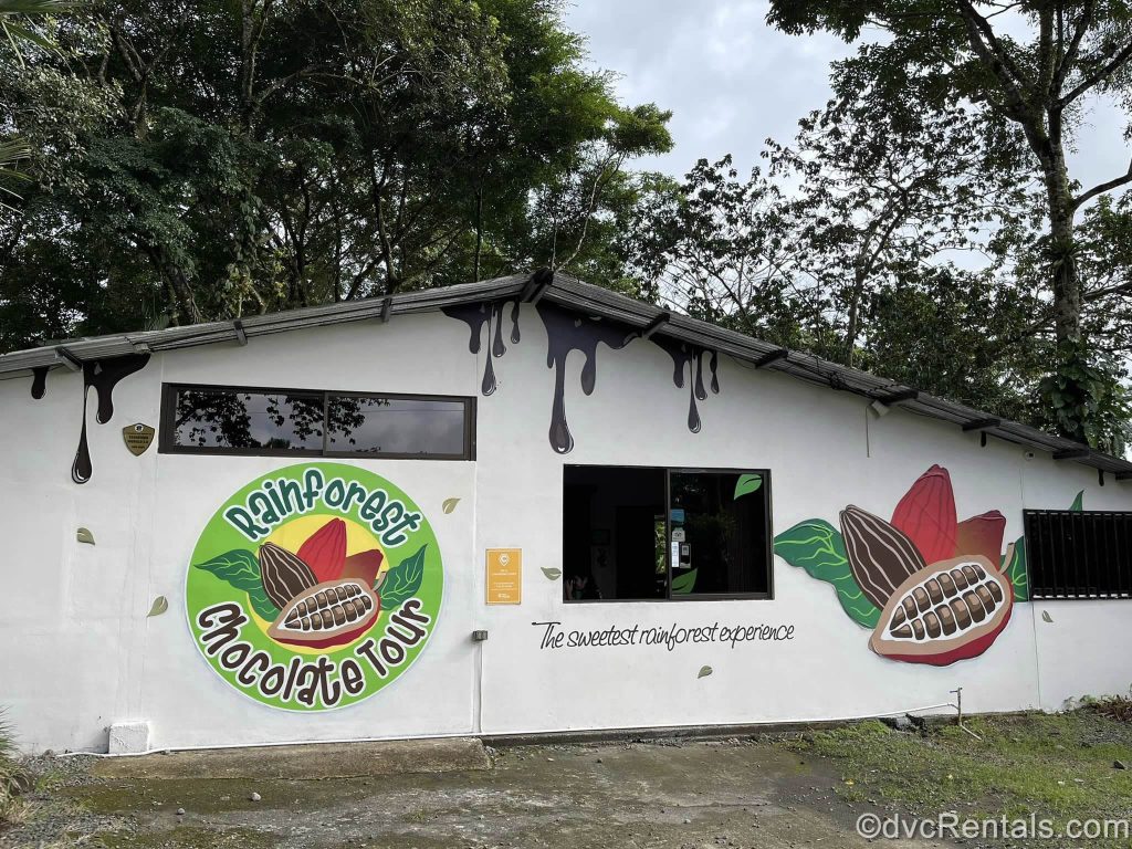 Rainforest Chocolate Tour Building in Costa Rica