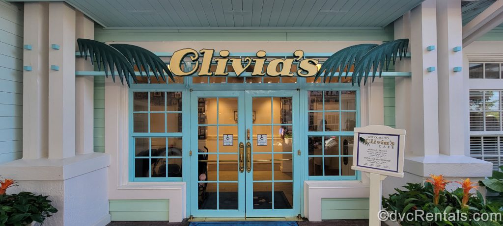 Entrance to Olivia’s Cafe