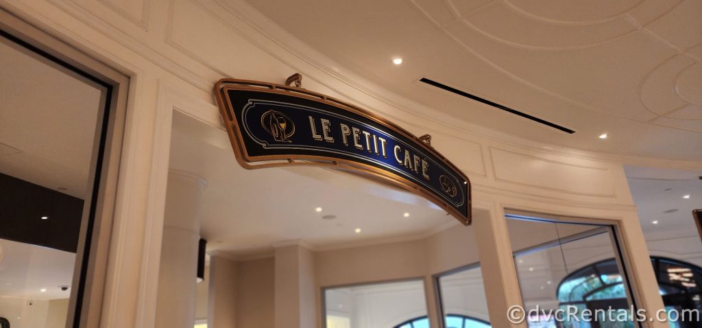 Le Petit Cafe Sign.