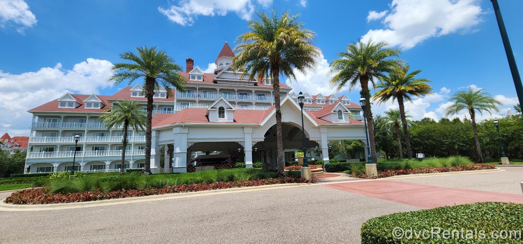 The front of Disney's Grand Floridian Main Building.