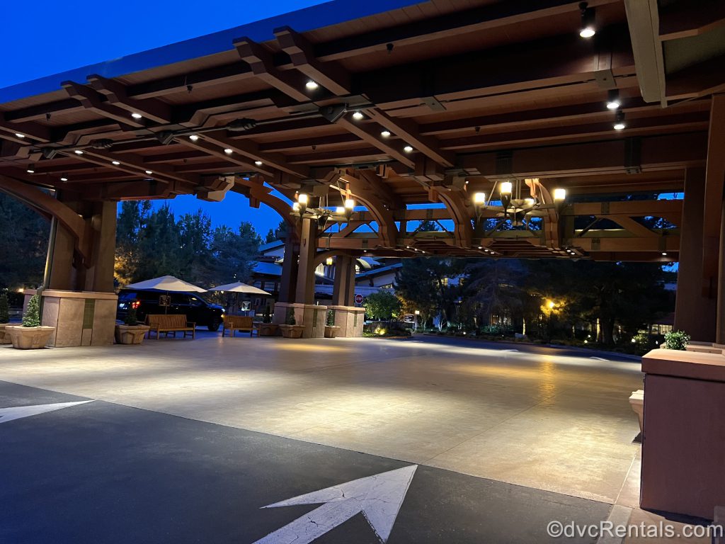 Porte Cochère at Disney's Grand Floridian Resort.