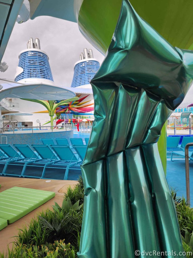 Pool area onboard the Icon of the Seas
