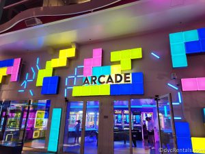 The Arcade onboard the Icon of the Seas