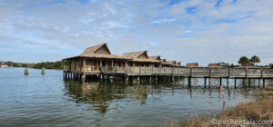 Over-water Bungalows at Disney's Polynesian Villas.