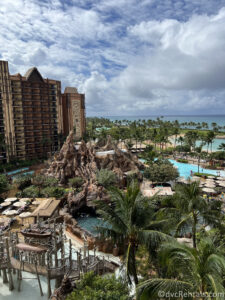 Aerial Shot of the Pool Area at Aulani.