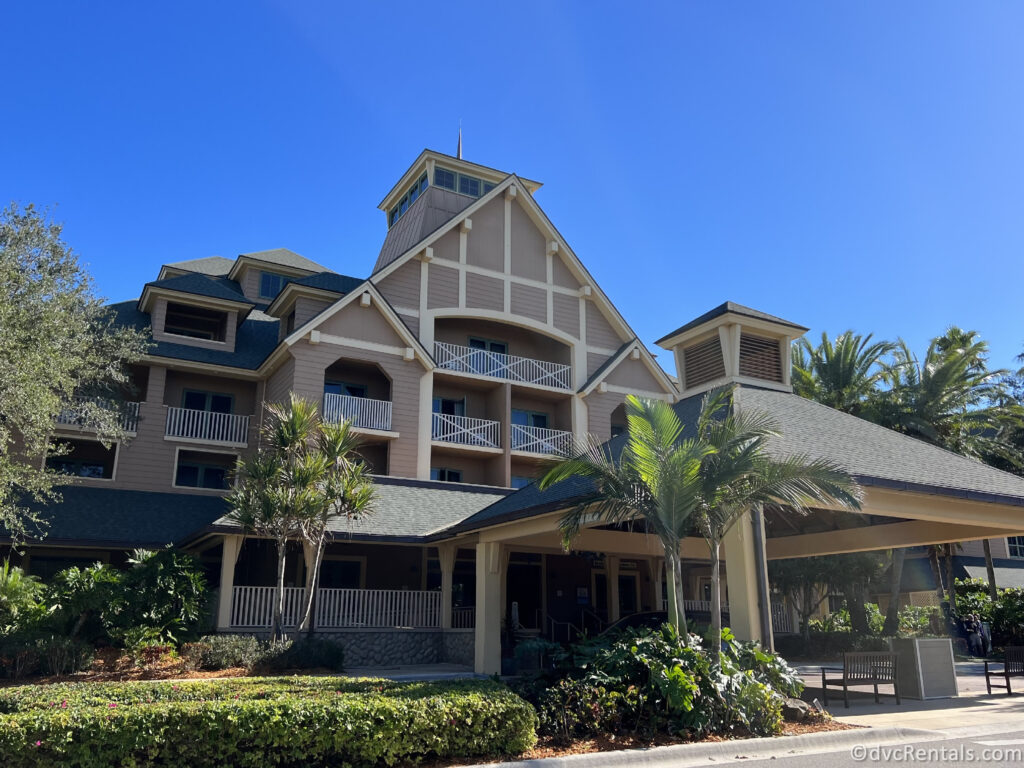 Exterior of Disney's Vero Beach Resort.