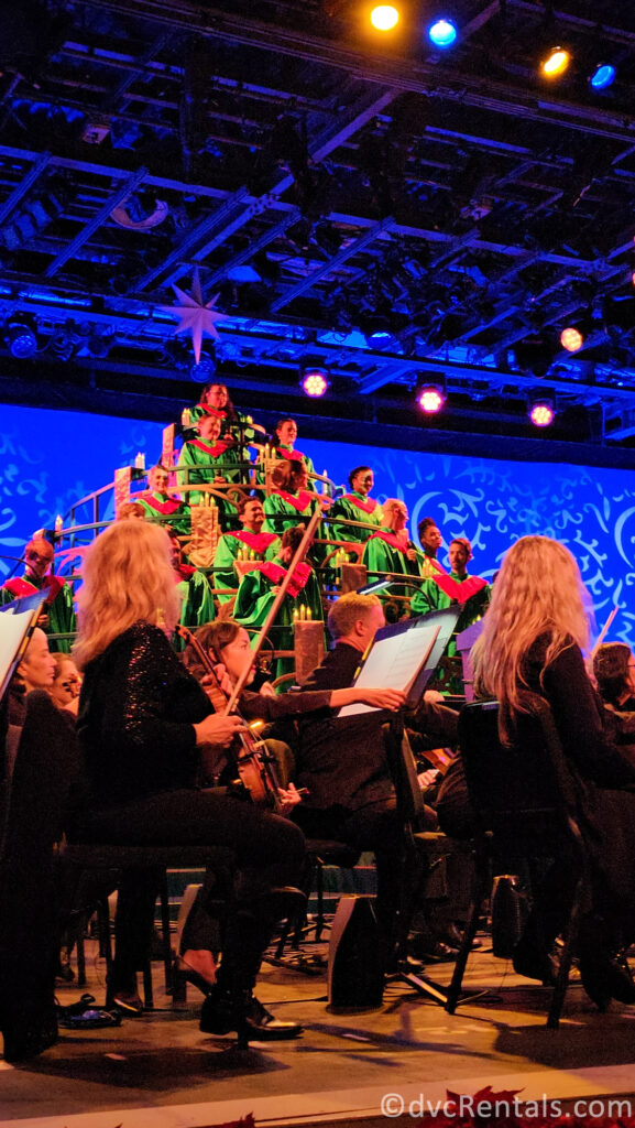 Candlelight Processional in Epcot.